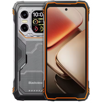 Telefon Mobil Blackview Xplore 1, Portocaliu, 5G, 6.78,  ³ FHD+, 48GB RAM (16GB + 32GB Extensibili), 512 GB ROM, 64 MP, Android 15, Dimensity 7050, Ecran Secundar, Night Vision, 20000,  mAh, 55,  W, Dual SIM