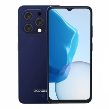 Telefon Mobil Doogee N55 Pro, Albastru, 4G, 6.56   HD+ 90Hz IPS, Android 14, 16GB RAM (6GB + 10GB extensibili), 256GB ROM, 13MP + 8MP, 5150mAh, Dual SIM Telefon Mobil Doogee N55 Pro, Albastru, 4G, 6.56   HD+ 90Hz IPS, Android 14, 16GB RAM (6GB + 10GB extensibili), 256GB ROM, 13MP + 8MP, 5150mAh, Dual SIM