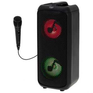 Boxa Bluetooth Karaoke Wireless Radio Negru