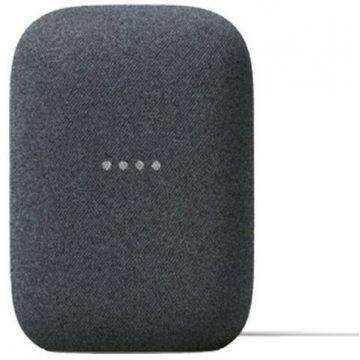 Boxa Inteligenta Nest Audio Google Asisstant Microfon Bluetooth Chromecast Integrat Control Tactil Negru