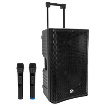 Boxa portabila BOXA PORTABILA 15''/38CM 300W RMS TWS CU BT/USB + 2 MIC WIRELESS