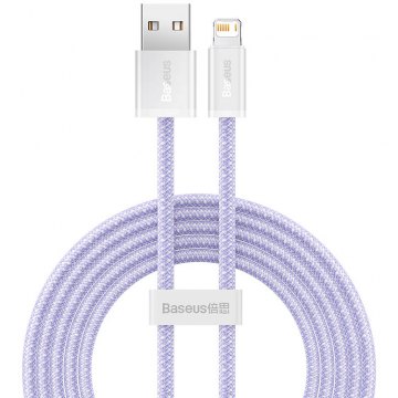 Cablu Date Dynamic 2 Series USB  Lightning 2.4A  2m  Violet