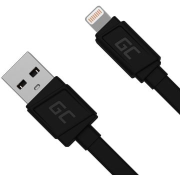 Cablu Date KABGC02 Lightning USB A  0.25m Negru