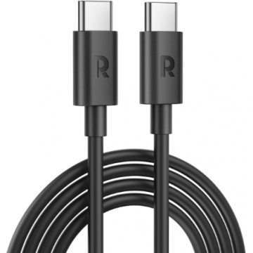 Cablu Date RP-CB1022  USB-C la USB-C  TPE  2m  Negru