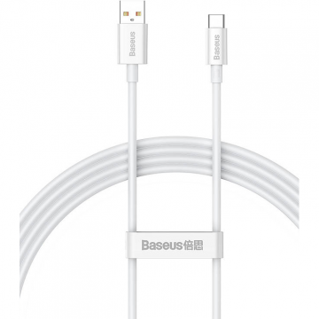 Cablu Date Superior  USB  USB-C   100W 1.5m  Alb