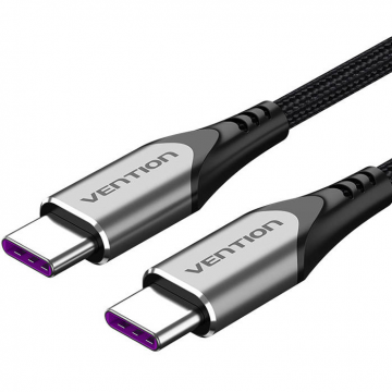 Cablu Date TAEHF   USB-C 2.0  USB-C   PD 100W 1m Negru