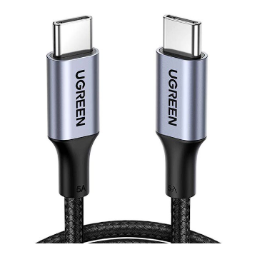 Cablu Date USB-C   Aluminiu    Braided 2m Negru