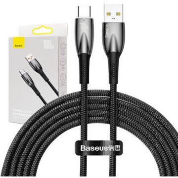 Cablu Date USB - USB-C Glimmer Series 100W 2m Negru