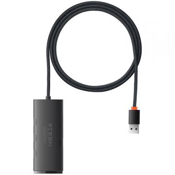 Cablu de date Lite Series, USB - 4x USB 3.0, 5Gbps, 1m, Negru