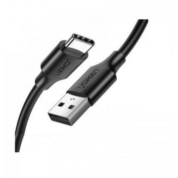 Cablu De Date Si Alimentare Fast Charging Data Cable Pentru Smartphone USB La USB Type-C 3A Nickel Plating PVC 1.5m Negru