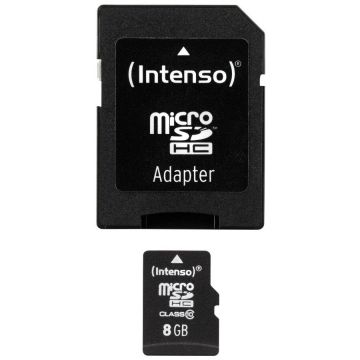 Card 8GB microSDHC + Adaptor SD