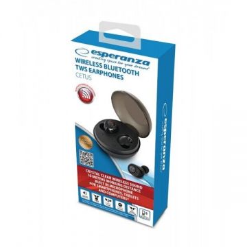 Casti Bluetooth Cetus EH229K TWS Touch Control Negru