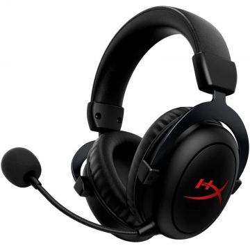 Casti Cloud II Core Wireless, gaming headset (black/red)