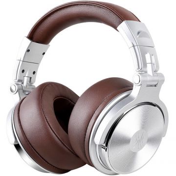 Casti Pro30, Cablu audio 6.35 la 3.5 mm inclus, Argintiu/Maro
