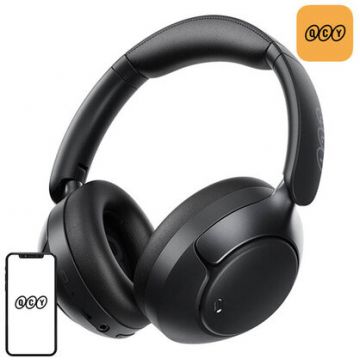 Casti Wireless H3 Pro ANC Bluetooth / Cablu  Autonomie 55h Negru