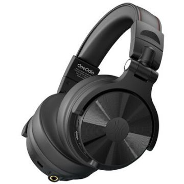 Casti Wireless Studio Max 1 Bluetooth / Cablu 3.5mm / Cablu 6.35mm / Adaptor Incarcare Rapida Negru