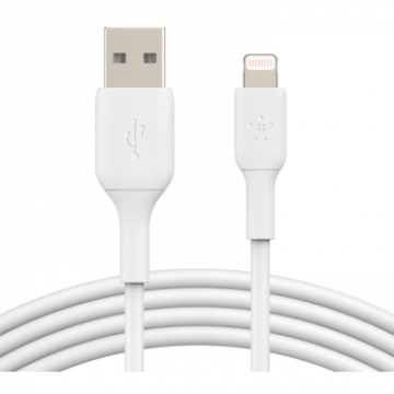 Cablu Date/Incarcare Lightning USB-A 1m Alb