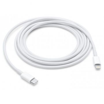 Cablu Date/Incarcare Lightning USB-C 2.0m Alb