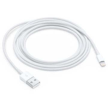 Cablu Date/Incarcare USB-A Lightning 2m Alb