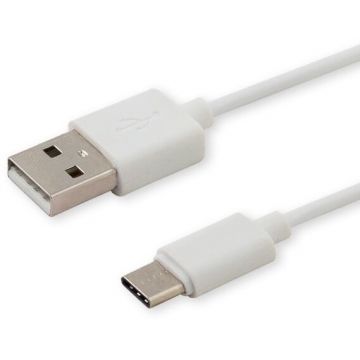 Cablu Date/Incarcare USB-A USB-C 1m Alb