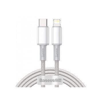 Cablu Date/Incarcare USB-C Lightning 20W 5A PD 2m Alb