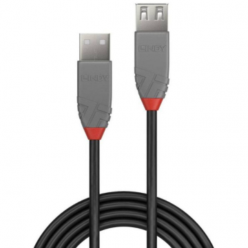 Cablu Date USB-A 2.0 -  USB-A 2.0 3m Negru