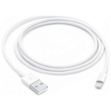 Cablu Date USB-A  Lightning 1.0m  Alb