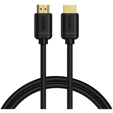 Cablu de date HDMI tata - HDMI tata, 4K, 60Hz, 3D, HDR, 18Gbps, 2m, Negru