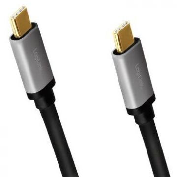 Cablu de Date / Incarcare pentru Smartphone USB 3.2 Type-C (T) la USB 3.2 Type-C (T) Suporta pana la 20V/5A 100W Dublu Ecranat 1.5M Negru