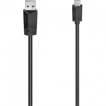 Cablu de Date USB A Plug USB C USB 2.0 Negru