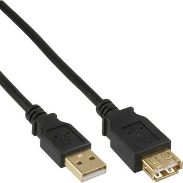 Cablu de date USB-A - USB-A 5m Black