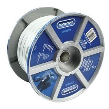 Cablu Difuzor Alb Cupru 2x0.75mmp 200m/rola