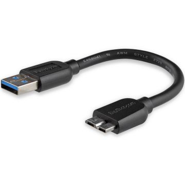 Cablu USB 0.15m Black