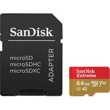 Card Extreme 64GB MicroSDXC UHS-I Class 10 + adapter