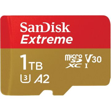 Card Extreme R190/W130 microSDXC 1TB UHS-I U3 A2 Class 10  cu adaptor SD