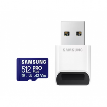 Card Pro Plus 512GB microSDXC Clasa 10 + Adaptor USB