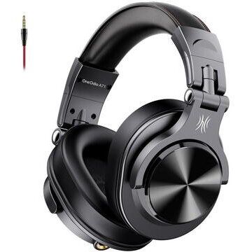 Casti Cu Fir Detasabil Over Ear Utilizare Profesionala DJ Multimedia Jack 3.5mm/6.35mm Difuzor 40mm Impedanta 32Ohm Negru