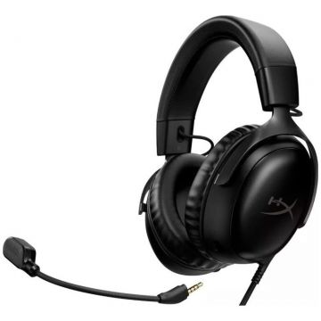 Casti Gaming Over-ear HyperX Cloud III Microfon Indicator LED Black