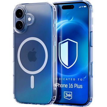 3MK Protectie pentru spate MagCase Clear pentru iPhone 16 Plus