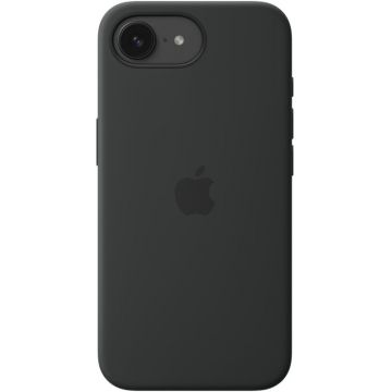 Apple Protectie pentru spate, material silicon pentru iPhone 16e, culoare Black