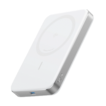 Baterie externa Anker MagGo 10000 mAh, 1x USB-C, 15W Wireless, White