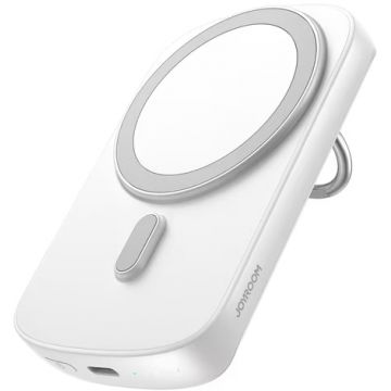 Baterie externa Joyroom 6000 mAh, 1x USB-C, 20 W, MagSafe, White