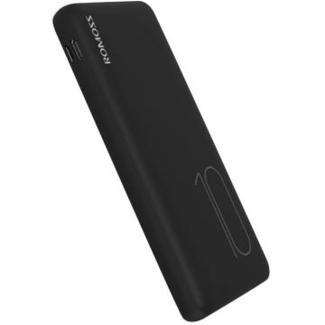 Baterie externa Romoss 10000 mAh, 2x USB, 1x microUSB, Black