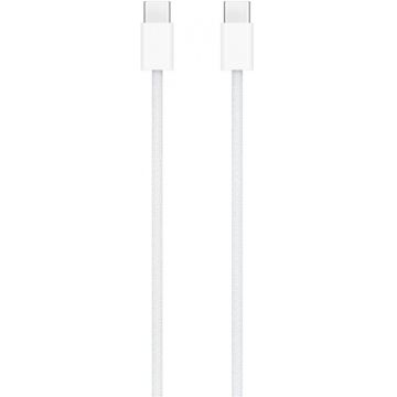 Cablu de date / adaptor Apple USB-C Male la USB-C Male, 60 W, 1 m, White