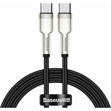 Cablu de date Cafule USB-C - USB-C 1m Black