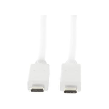Cablu de date CU0130 USB-C - USB-C 0.5m White