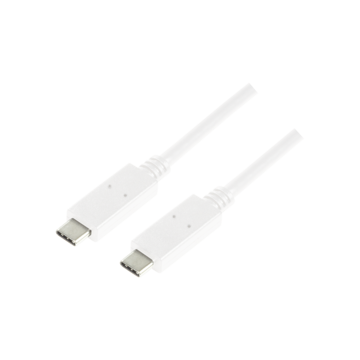 Cablu de date CU0131 USB-C - USB-C 1m White