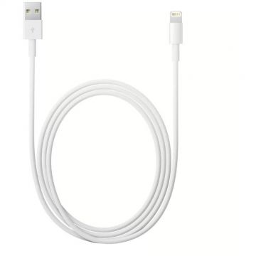Cablu de date MD819ZM/A 2m pentru iPhone / iPod / iPad White