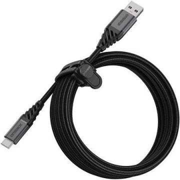 Cablu de date Premium USB/USB Type-C 3m Negru