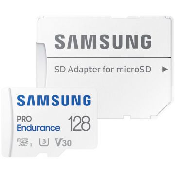 Card PRO Endurance microSDXC 128GB UHS-I U3 V30 Class10 R100/W40 cu adaptor SD